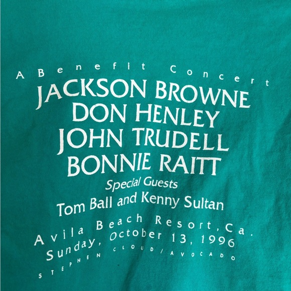 Vintage Heavyweight - Bonnie Raitt, Jackson Browne, Walter Capps Concert- 1996 - Picture 1 of 8